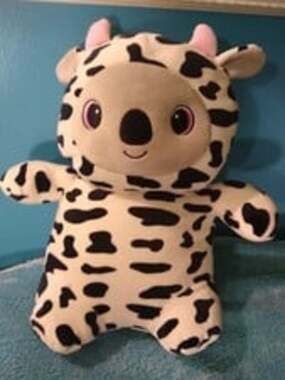 Squishy Cow Plush 14" Greenbrier International Preowned Very Soft